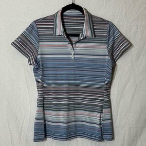 Women’s Medium Antigua Fitted Polo Golf Tennis Pickleball